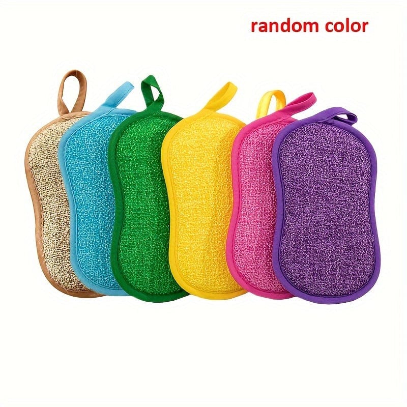 Lot de 10 Éponges Microfibre Colorées pour Cuisine, Facile À Nettoyer Vaisselle, Casseroles et Poêles eponge