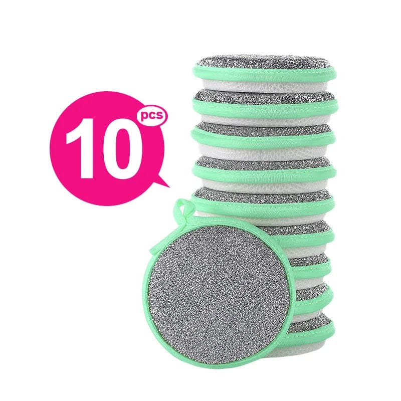 Lot de 3 Eponges de Nettoyage Double Face - Eco-Friendly eponge