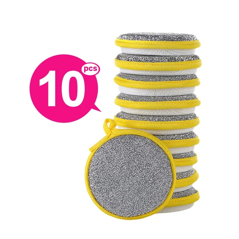 Lot de 3 Eponges de Nettoyage Double Face - Eco-Friendly eponge