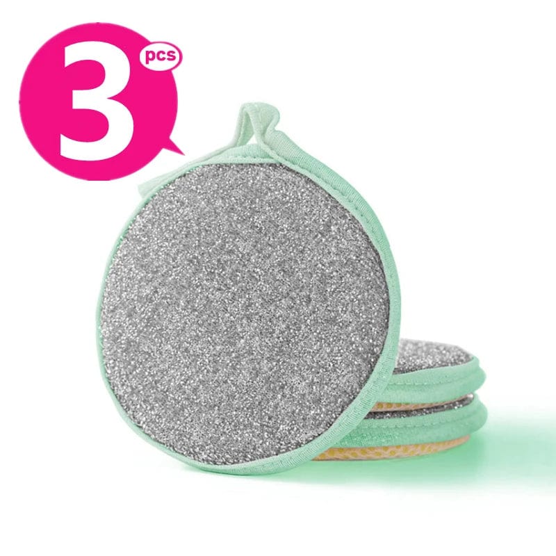 Lot de 3 Eponges de Nettoyage Double Face - Eco-Friendly eponge