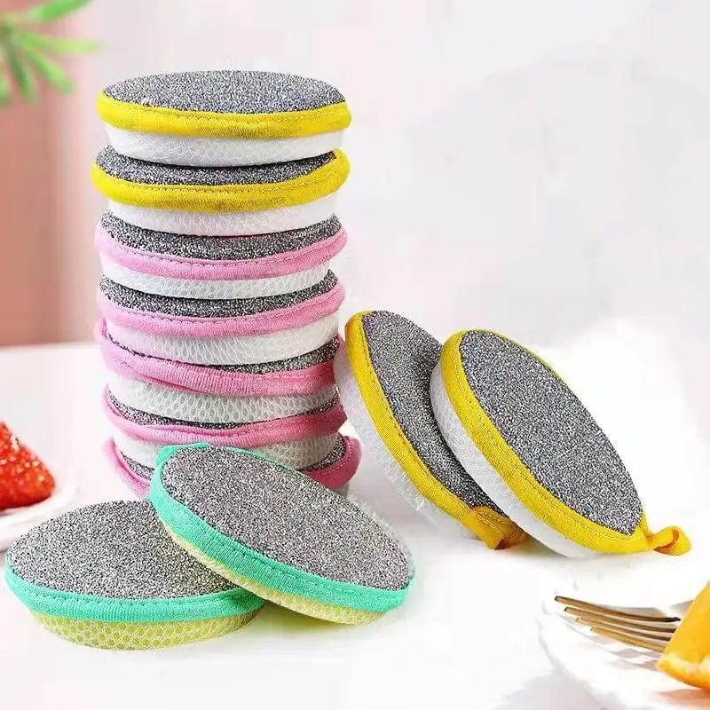 Lot de 3 Eponges de Nettoyage Double Face - Eco-Friendly eponge