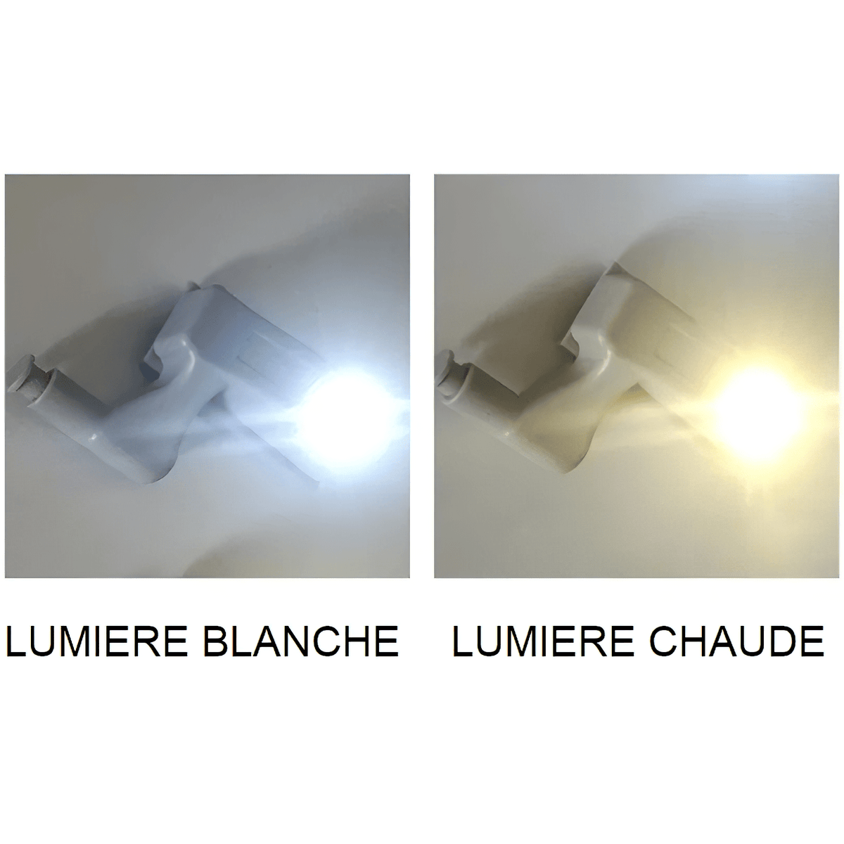 Lumière de charnière universelle à LED pour armoire avec capteur - Éclairage intelligent pour placard de cuisine
