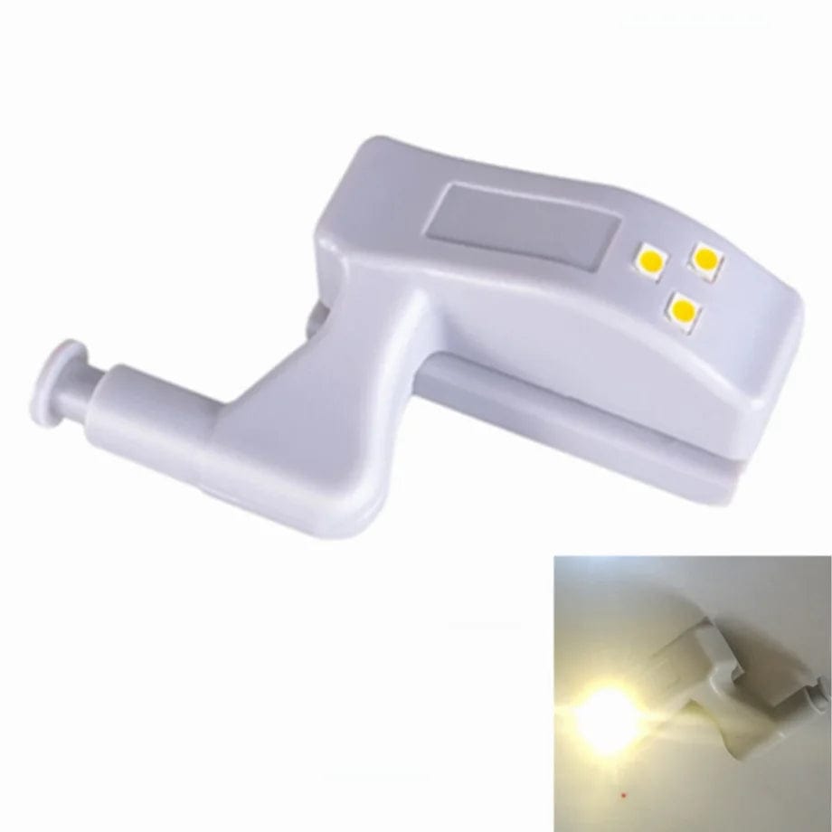 Lumière de charnière universelle à LED pour armoire avec capteur - Éclairage intelligent pour placard de cuisine