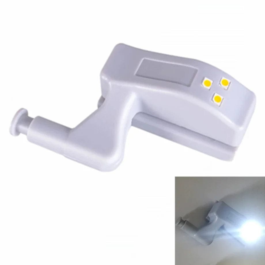 Lumière de charnière universelle à LED pour armoire avec capteur - Éclairage intelligent pour placard de cuisine