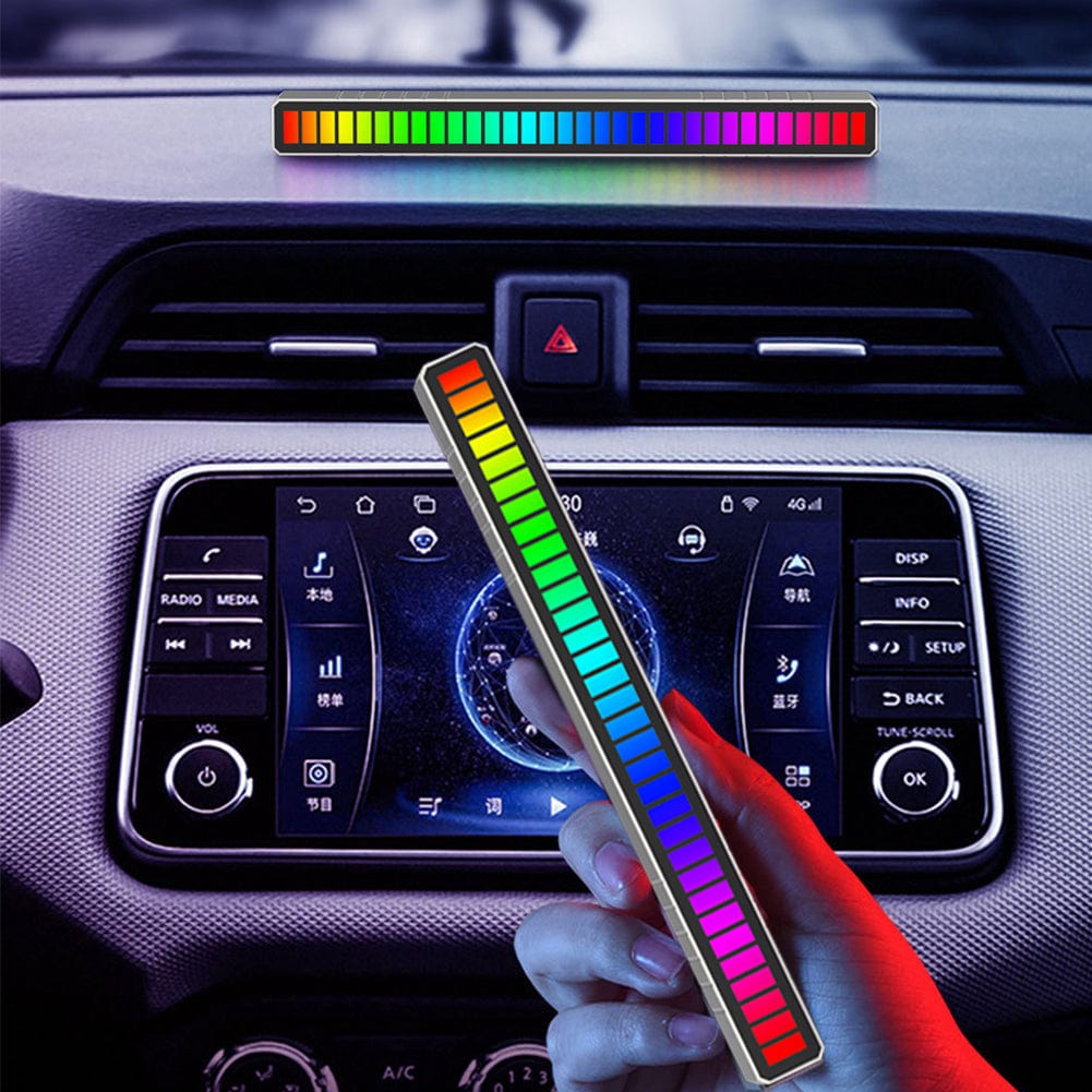 Barre lumineuse LED 16 ou 32 LED RGB pour lumières d'ambiance et musique