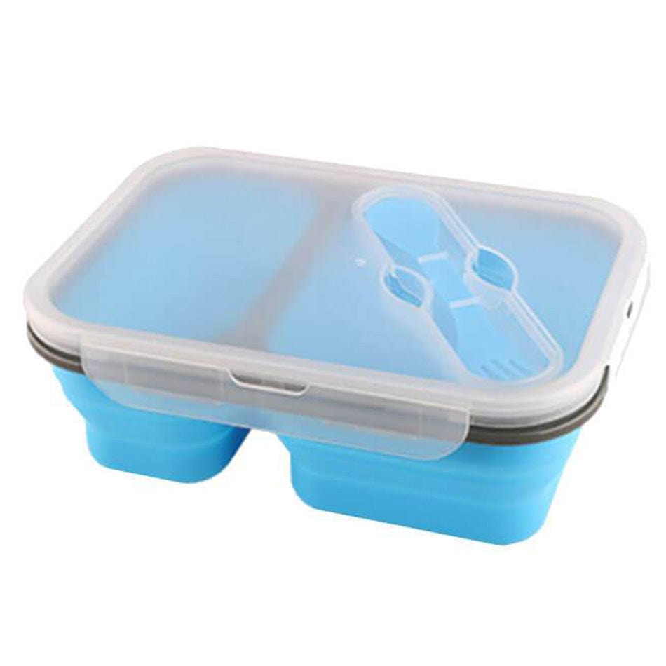 LunchBox Compactable Pliante Double Compartiment Lunchbox