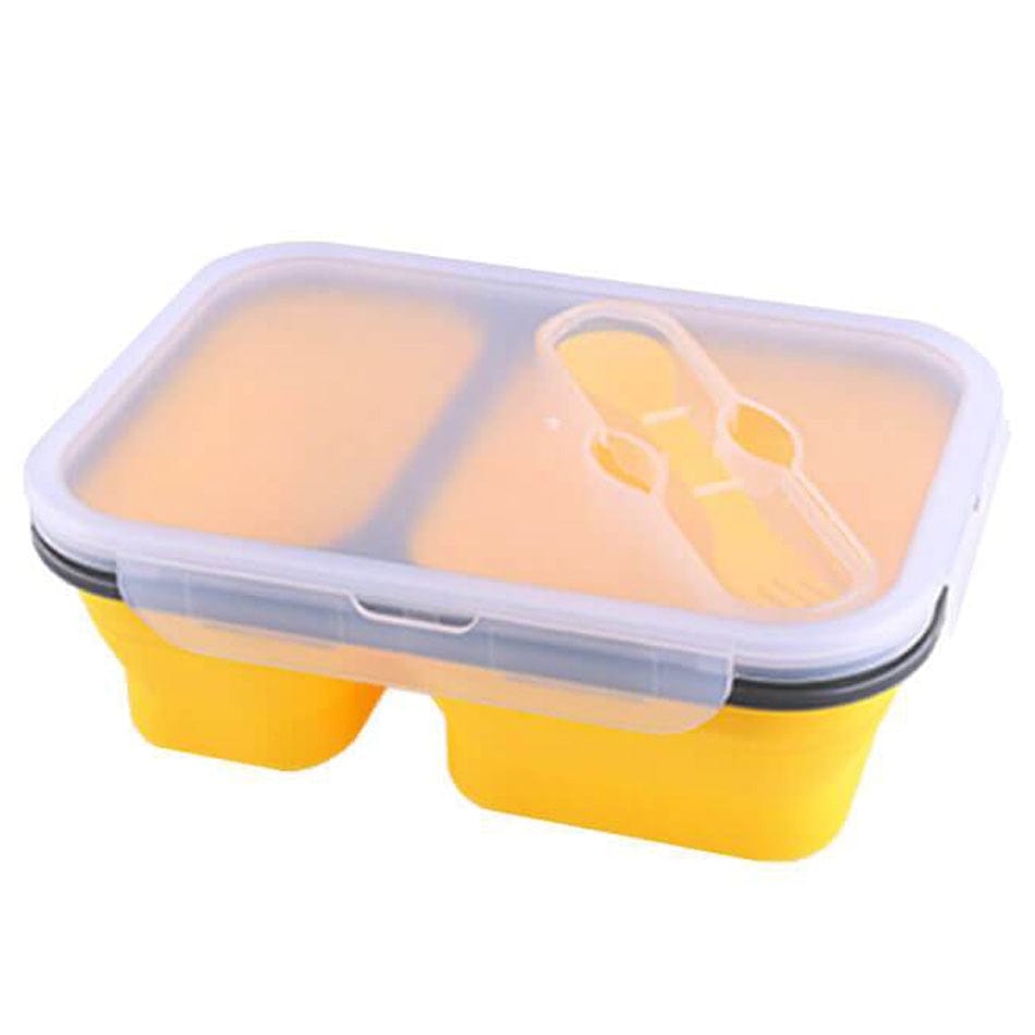 LunchBox Compactable Pliante Double Compartiment Lunchbox