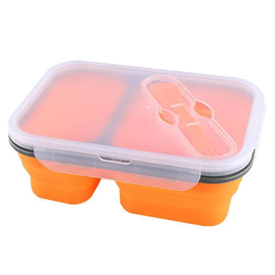 LunchBox Compactable Pliante Double Compartiment Lunchbox
