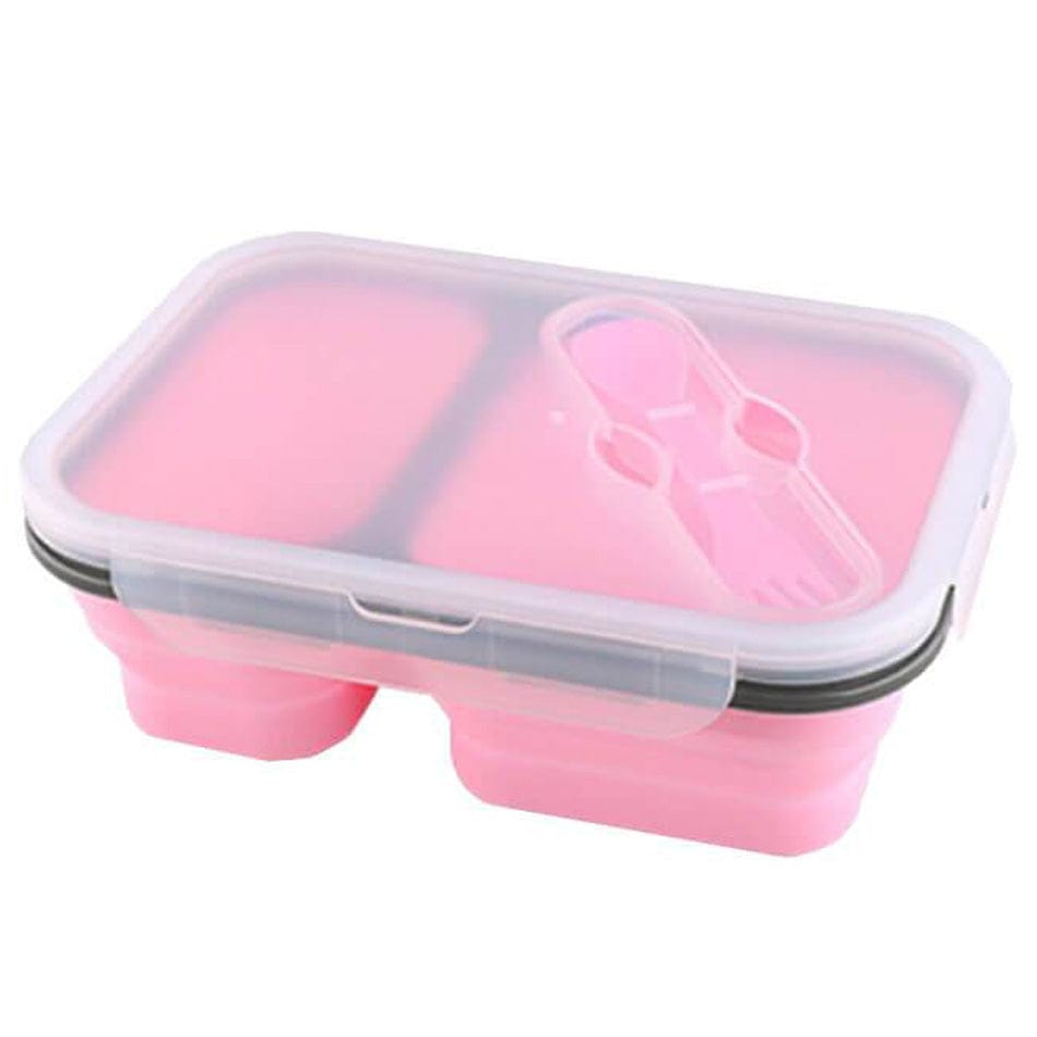 LunchBox Compactable Pliante Double Compartiment Lunchbox