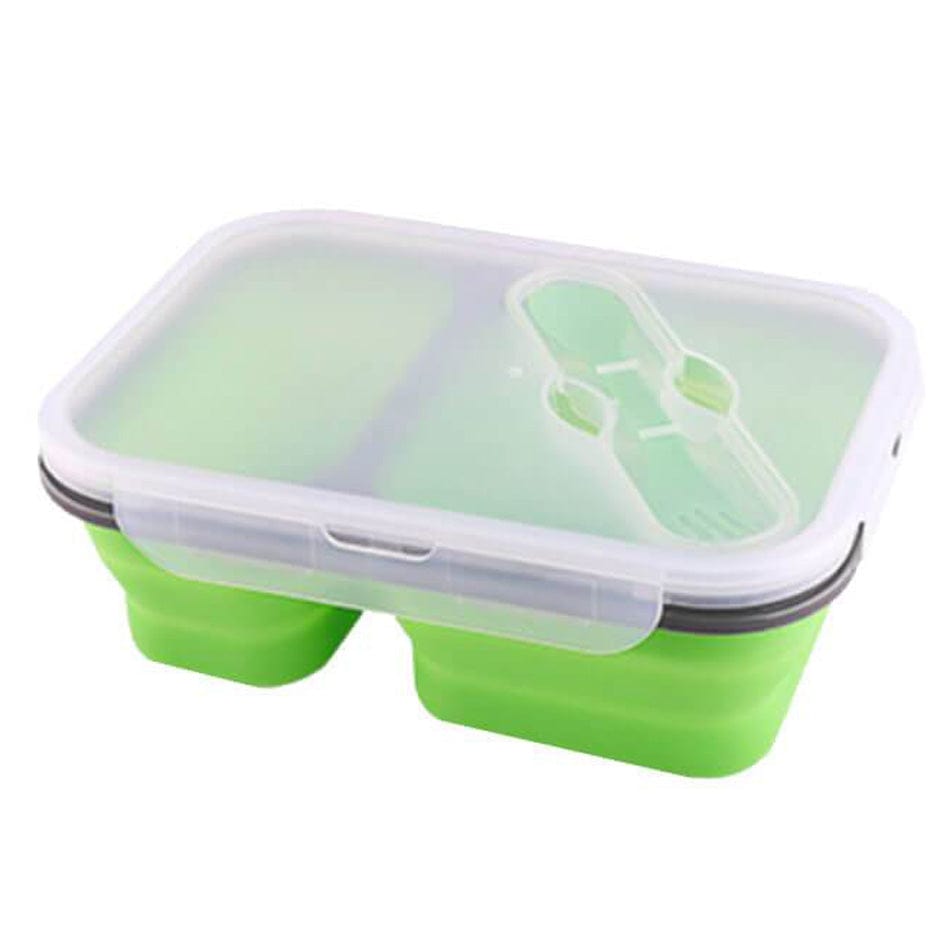 LunchBox Compactable Pliante Double Compartiment Lunchbox