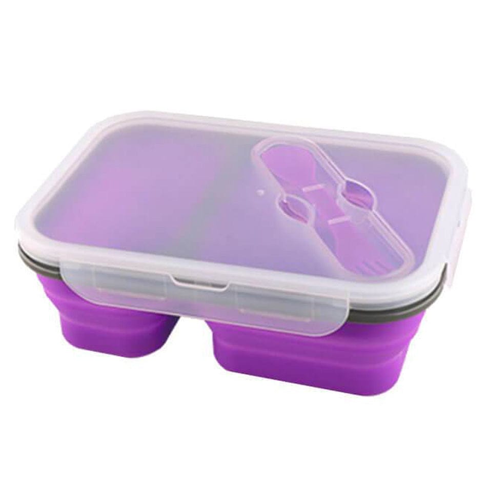 LunchBox Compactable Pliante Double Compartiment Lunchbox