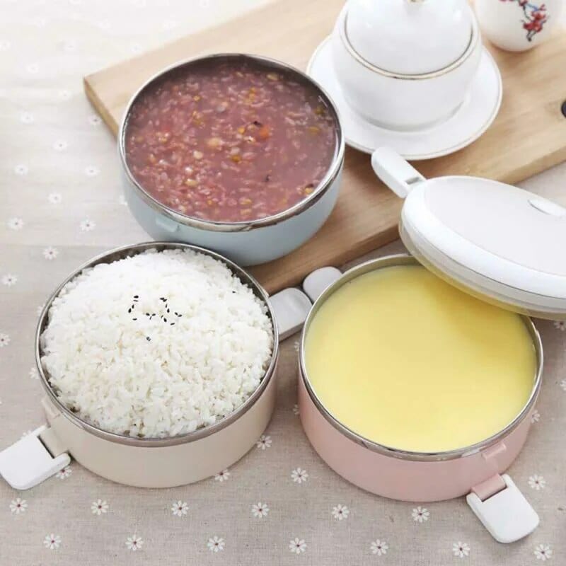 Lunchbox cylindrique multi-compartiments Lunchbox