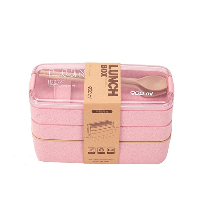 LunchBox Japonaise Multi-Compartiments avec Verre à Soupe Lunchbox