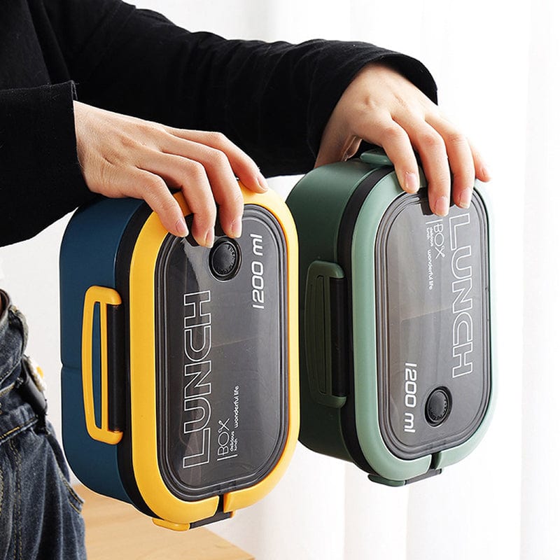 Lunchbox multi-compartiments à 2 étages Lunchbox