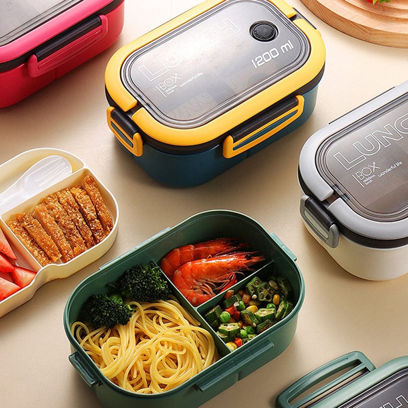 Lunchbox multi-compartiments à 2 étages Lunchbox