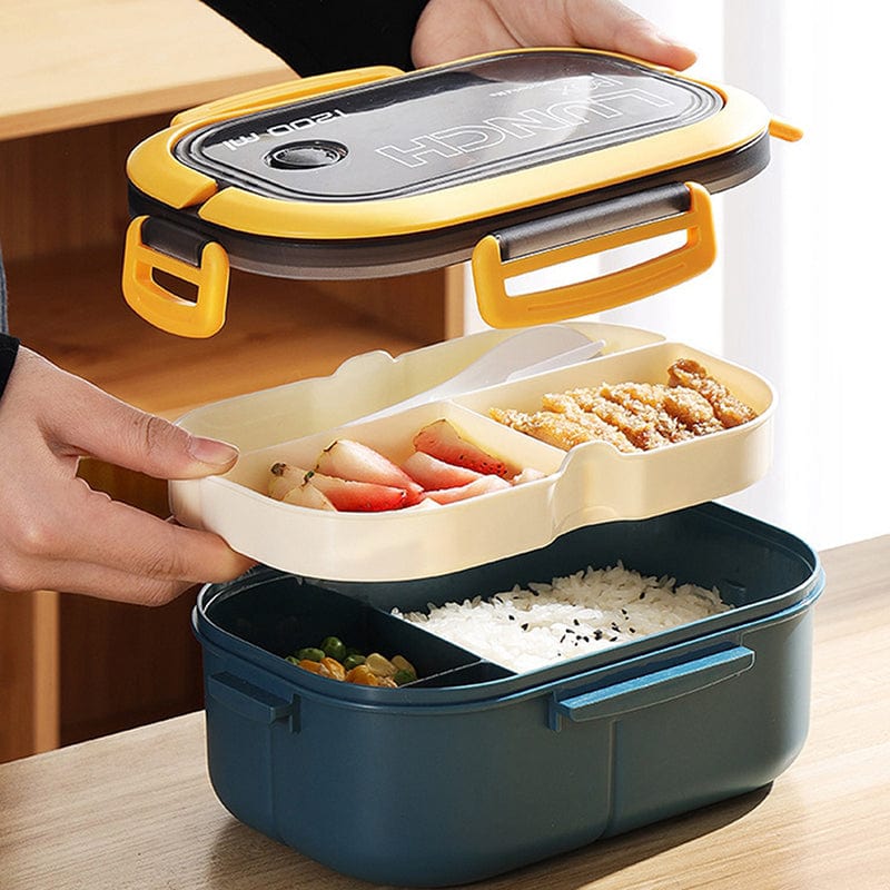Lunchbox multi-compartiments à 2 étages Lunchbox