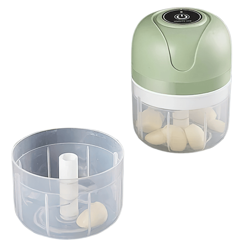 Mini Hachoir Électrique Sans Fil 250 ml — Rechargeable USB, Lame Inox 3 Feuilles mini hachoir