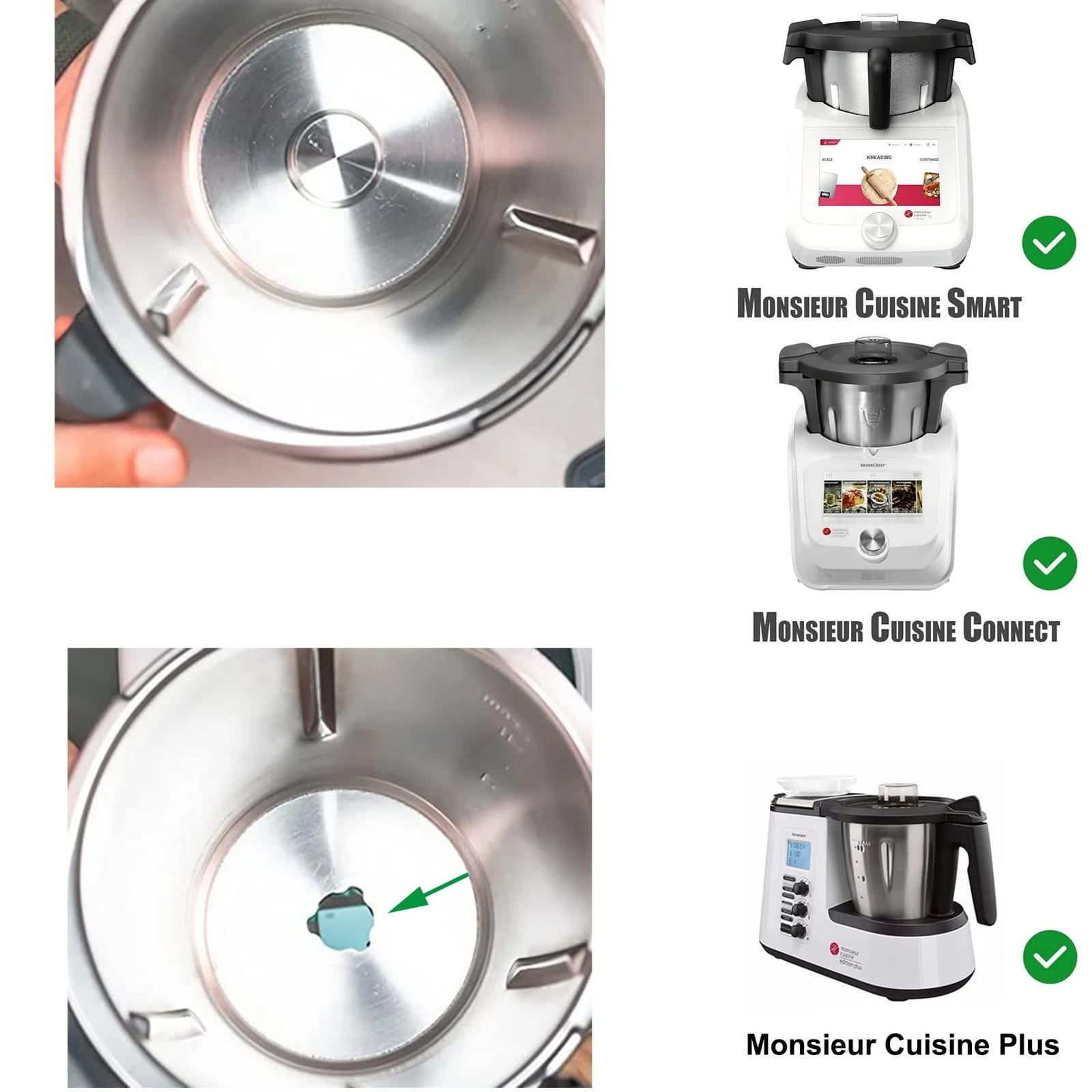 Bouchon d'Étanchéité en Silicone pour Monsieur Cuisine Connect / Smart / Plus Monsieur Cuisine