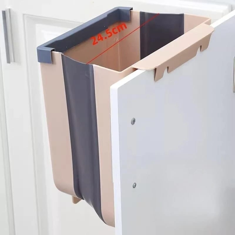 Poubelle de Cuisine Pliable Murale Suspendue — 7 L / 10 L, Porte de Placard Poubelle de cuisine