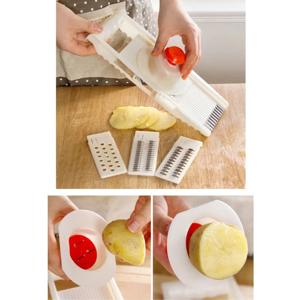 Mandoline japonaise 5 en 1 Mandolines
