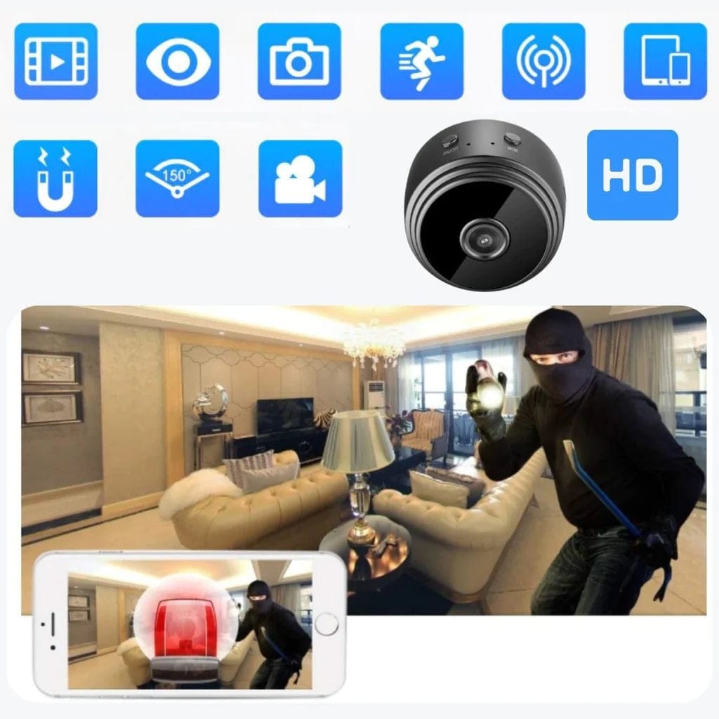 Mini Caméra de Surveillance Wifi facile à utiliser 0