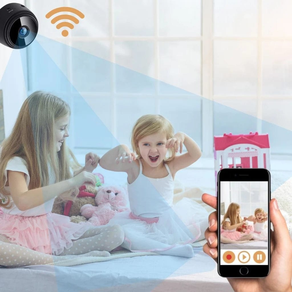 Mini Caméra de Surveillance Wifi facile à utiliser 0