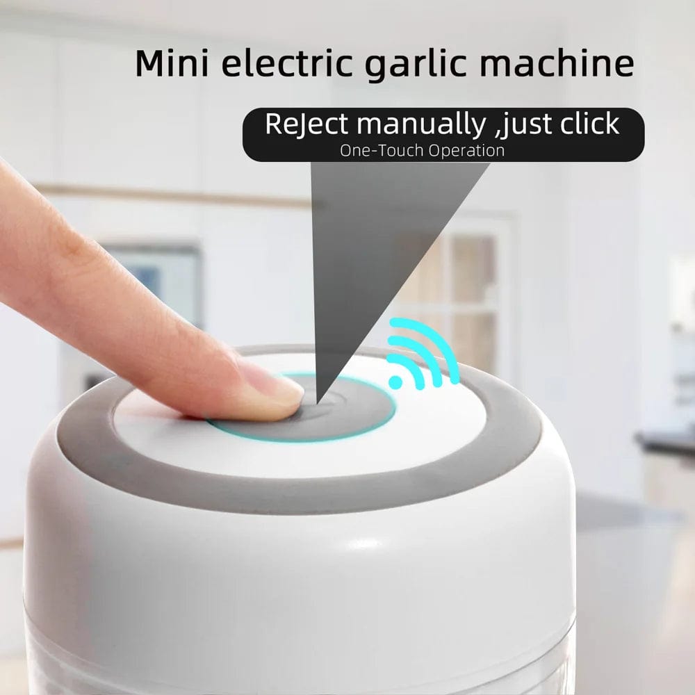 Mini Hachoir Électrique pour l'Ail et les Légumes - Broyeur USB Portable & sans Fil Hachoirs à légumes