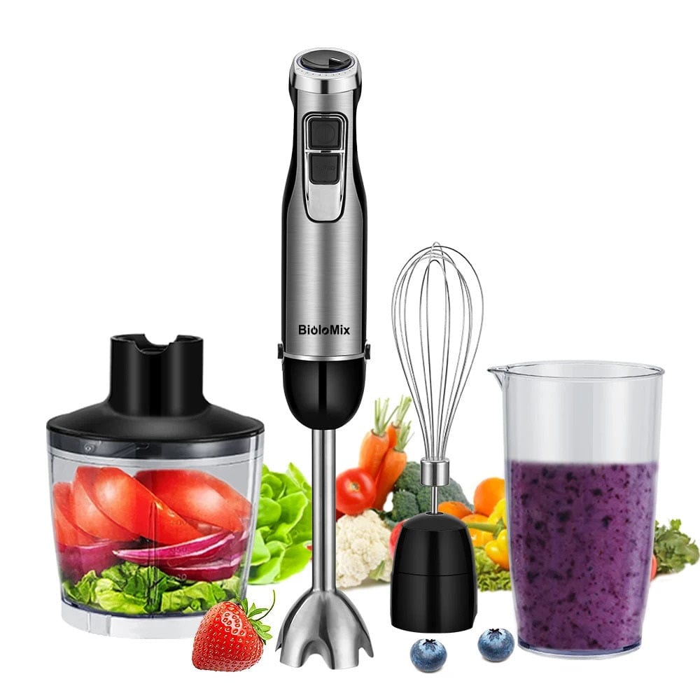 Mixeur Plongeant avec Récipients et Accessoires Mixeur Plongeant