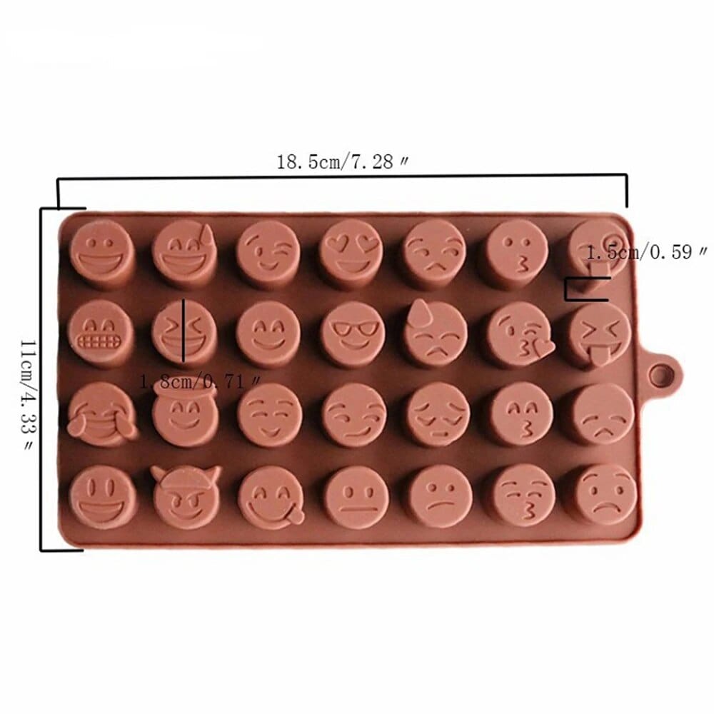 Moule à Chocolat Emoji Moules à Chocolat