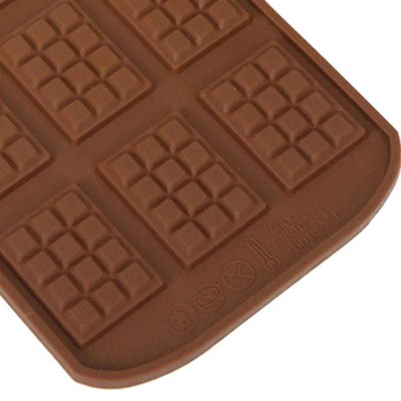 Moule à Chocolat Silicone -12 Tablettes Moules à Chocolat