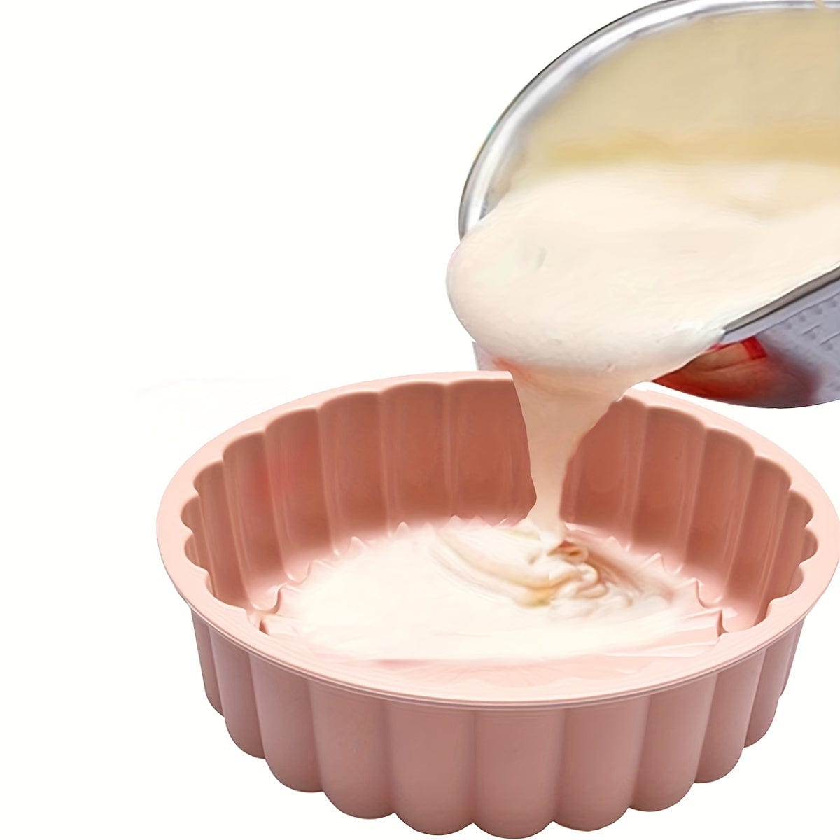 Moule à gâteau en silicone anti-adhésif - Rond pour Mariages, Anniversaires (19.99 cm)