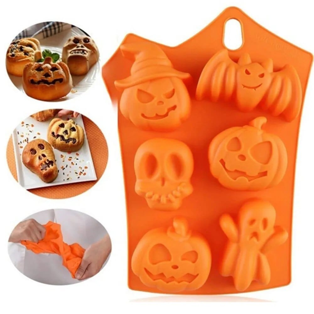 Moule à Gâteau en Silicone : Halloween Moules à Gateau