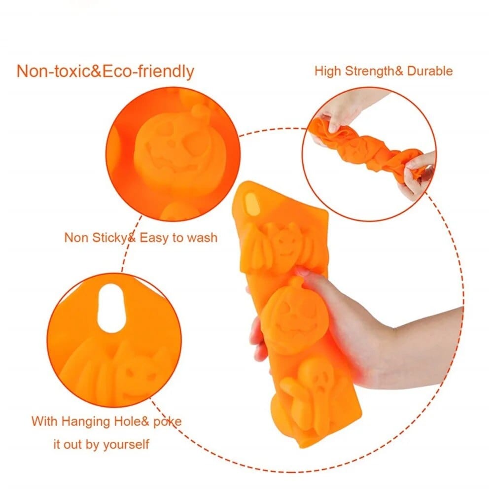 Moule à Gâteau en Silicone : Halloween Moules à Gateau