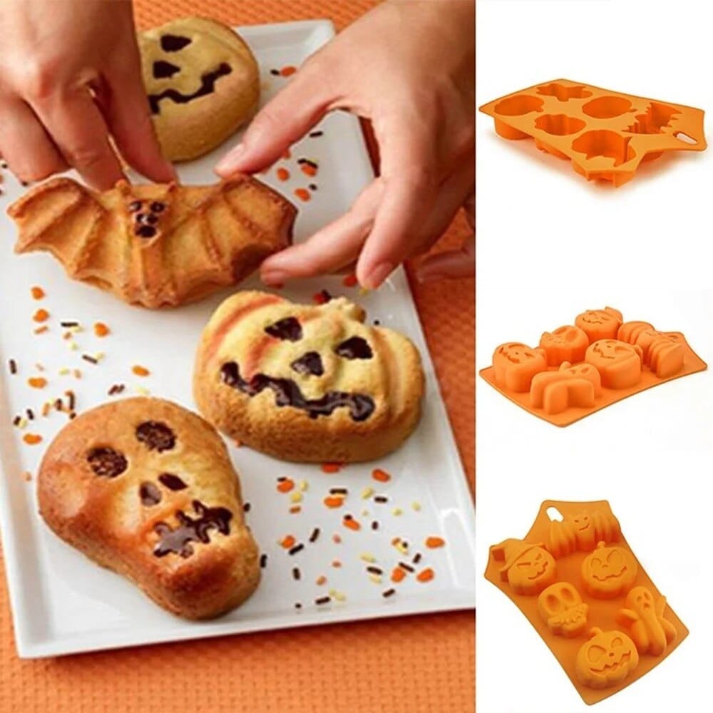 Moule à Gâteau en Silicone : Halloween Moules à Gateau