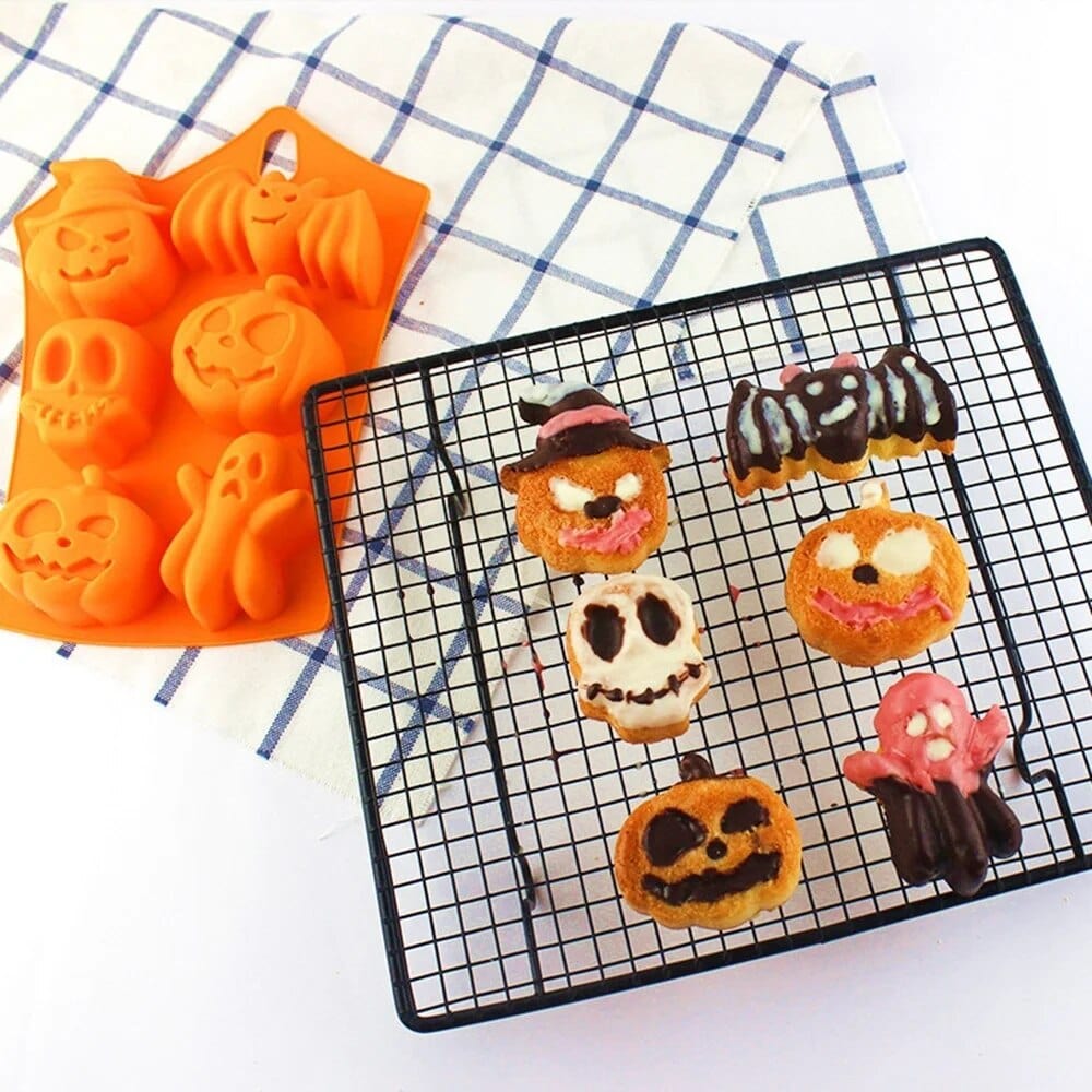 Moule à Gâteau en Silicone : Halloween Moules à Gateau