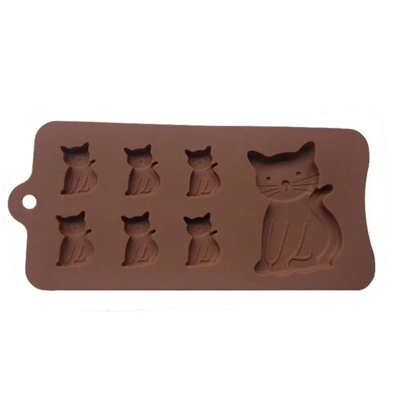 Moule à Gateau et Chocolat en forme de Chats Moules à Chocolat