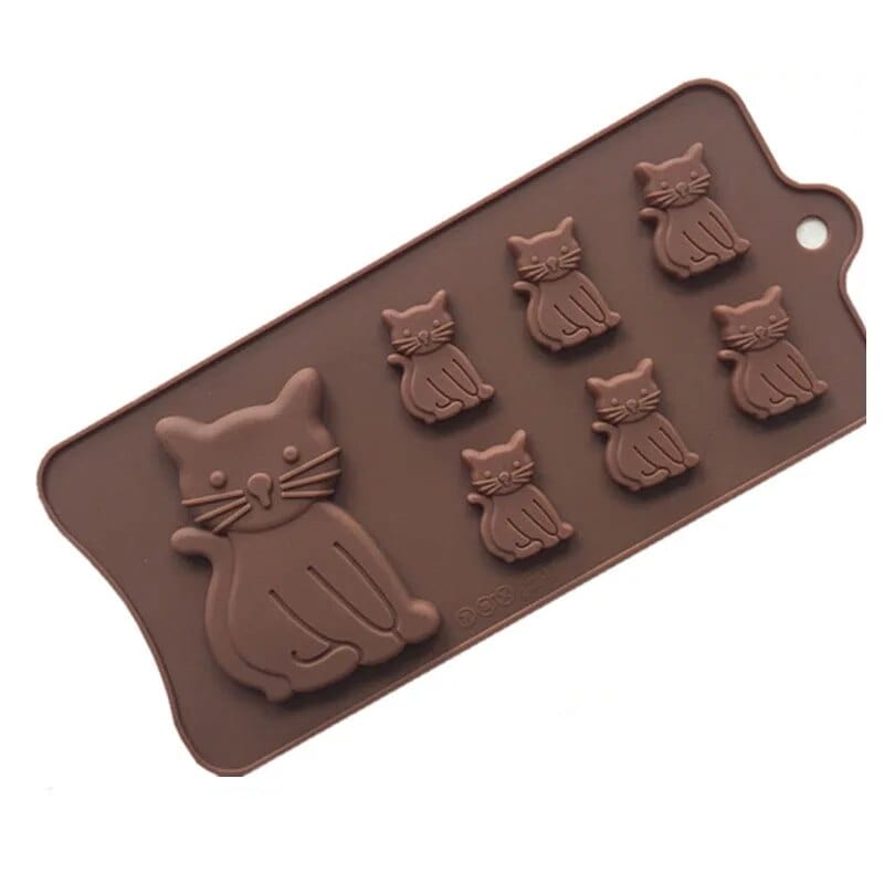 Moule à Gateau et Chocolat en forme de Chats Moules à Chocolat