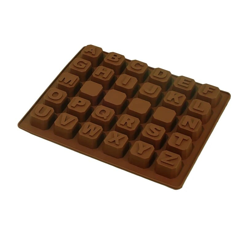 Moule à Gateau et Chocolat : Lettres de l'Alphabet Moules à Chocolat