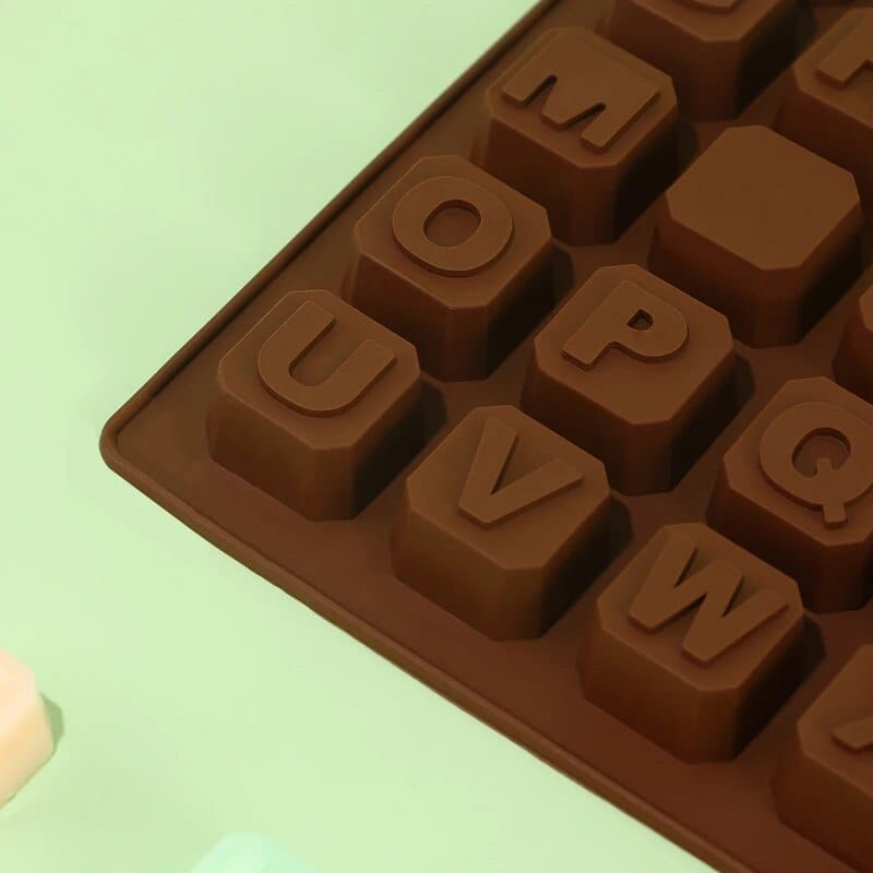 Moule à Gateau et Chocolat : Lettres de l'Alphabet Moules à Chocolat