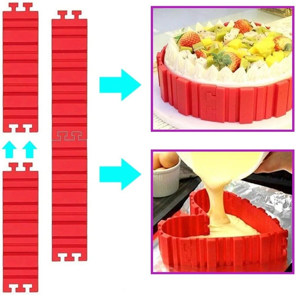 Moule à Gâteau Silicone - Multiforme Moules à Gateau