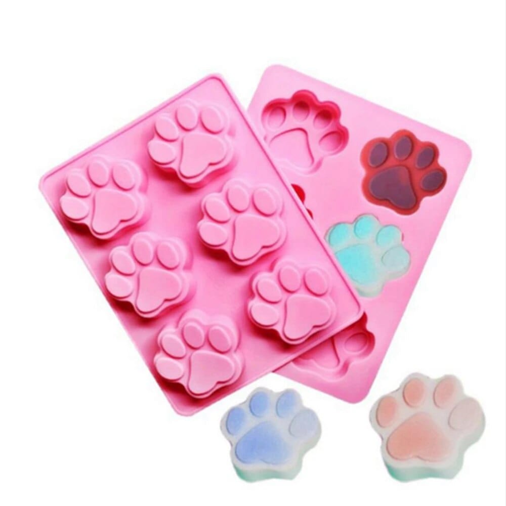 Moule à Gâteau Silicone - Pattes de chat Moules à Gateau