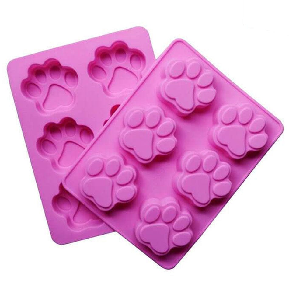 Moule à Gâteau Silicone - Pattes de chat Moules à Gateau