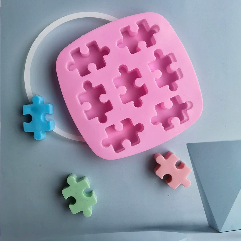 Moule à Gâteau Silicone - Pièces de Puzzle Moules à gateau