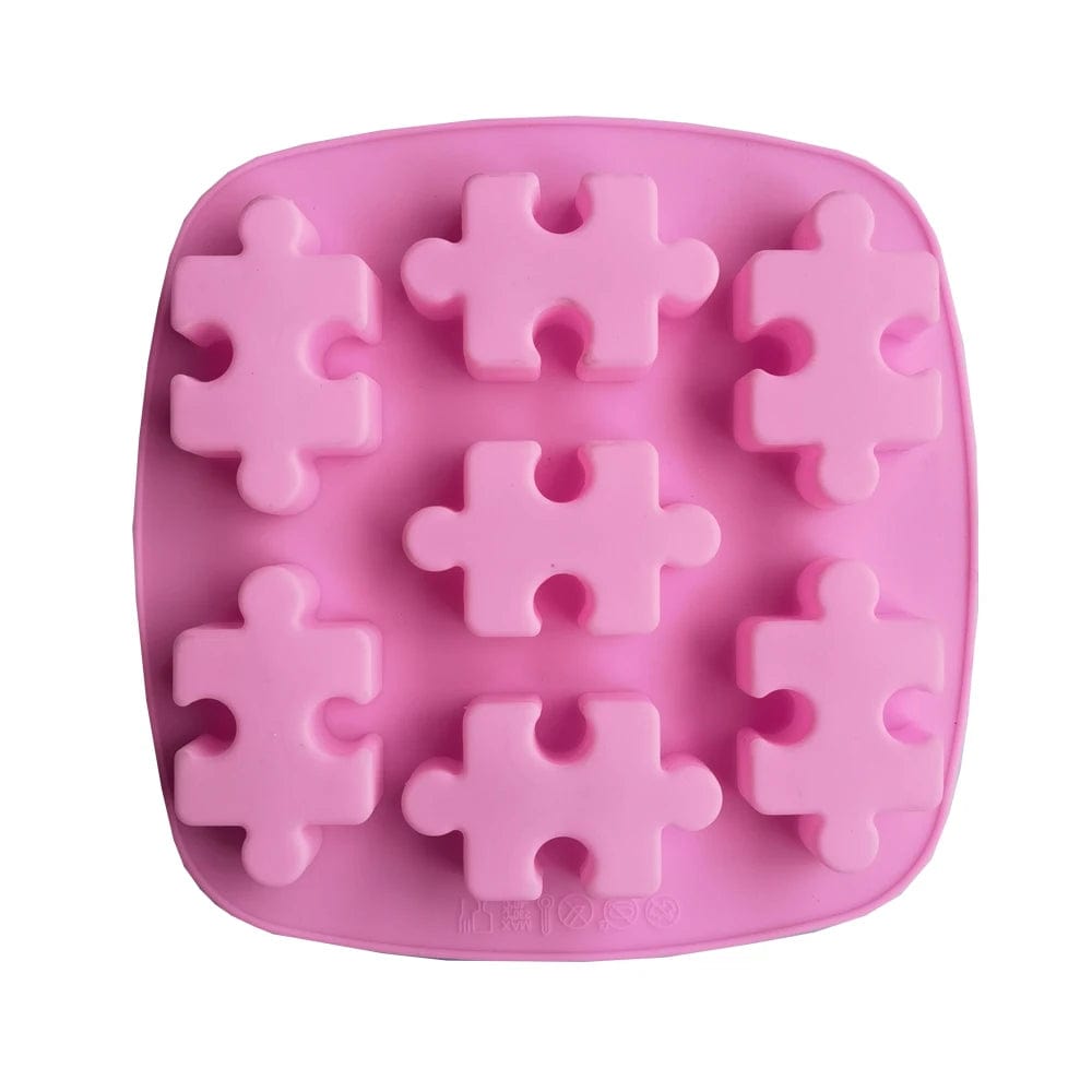 Moule à Gâteau Silicone - Pièces de Puzzle Moules à gateau