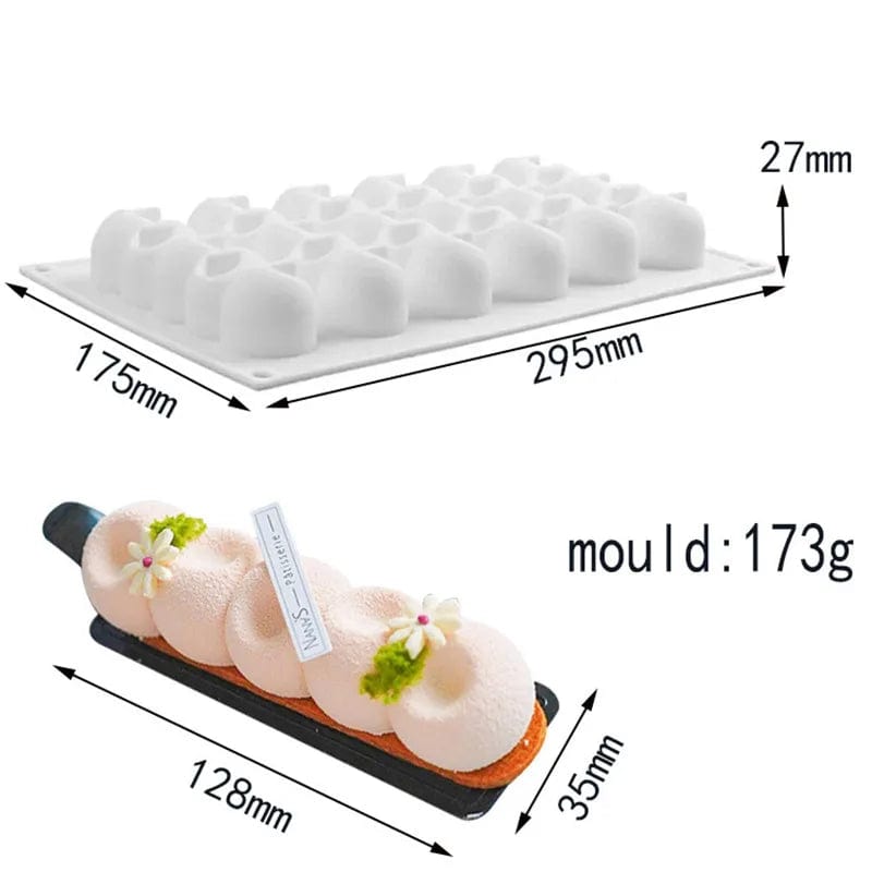 Moule à Gâteaux 3D Silicone Multi-formes Moules à Gateau