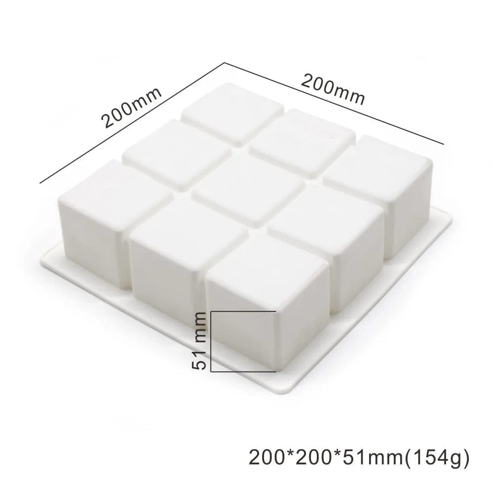 Moule à Gâteaux 3D Silicone Multi-formes Moules à Gateau