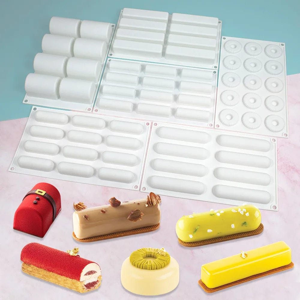 Moule à Gâteaux 3D Silicone Multi-formes Moules à Gateau