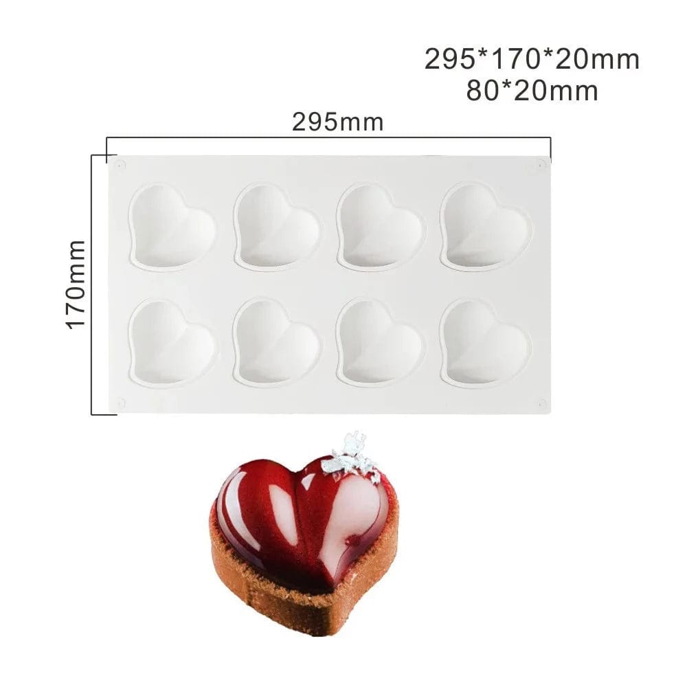 Moule à Gâteaux 3D Silicone Multi-formes Moules à Gateau
