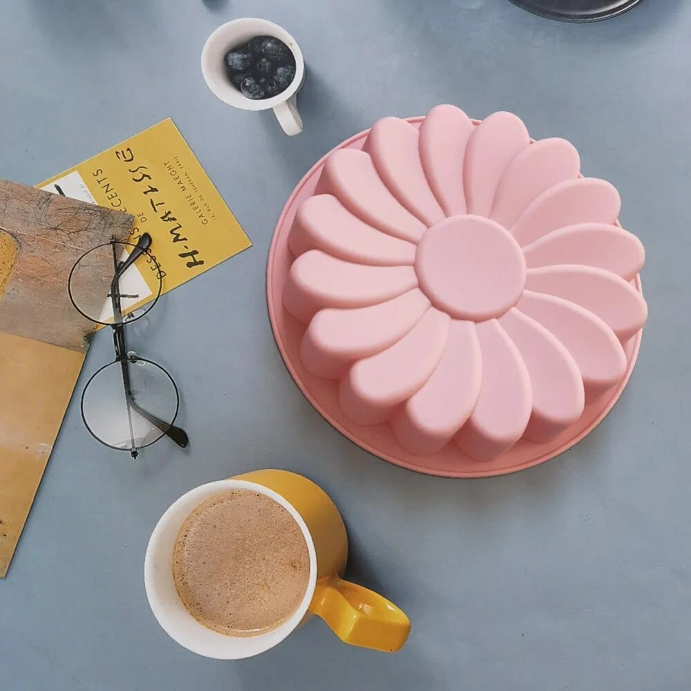 Moule à Gâteaux en Silicone : Forme de Fleur Moules à Gateau