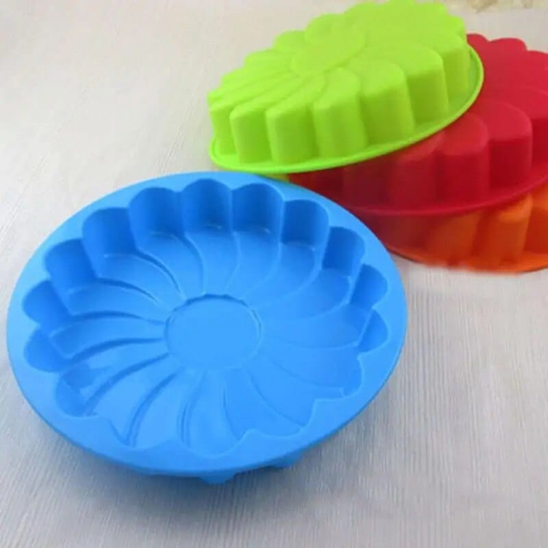 Moule à Gâteaux en Silicone : Forme de Fleur Moules à Gateau
